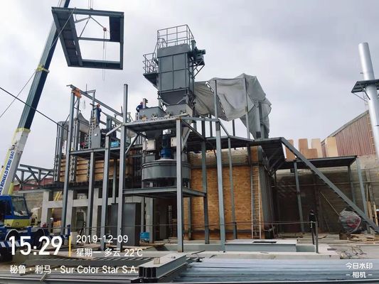 O PLC controla usina de secagem de silicato da fornalha/sódio do silicato de sódio